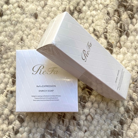 ReFa NWT/ NIB Beauty Set ~ Enrich Soap & Jewel Mask Premium Skincare Bundle